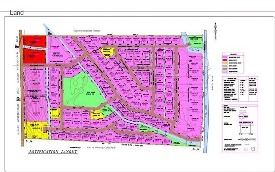 Cadastral for 40 Acre Site for Development in Mayaro